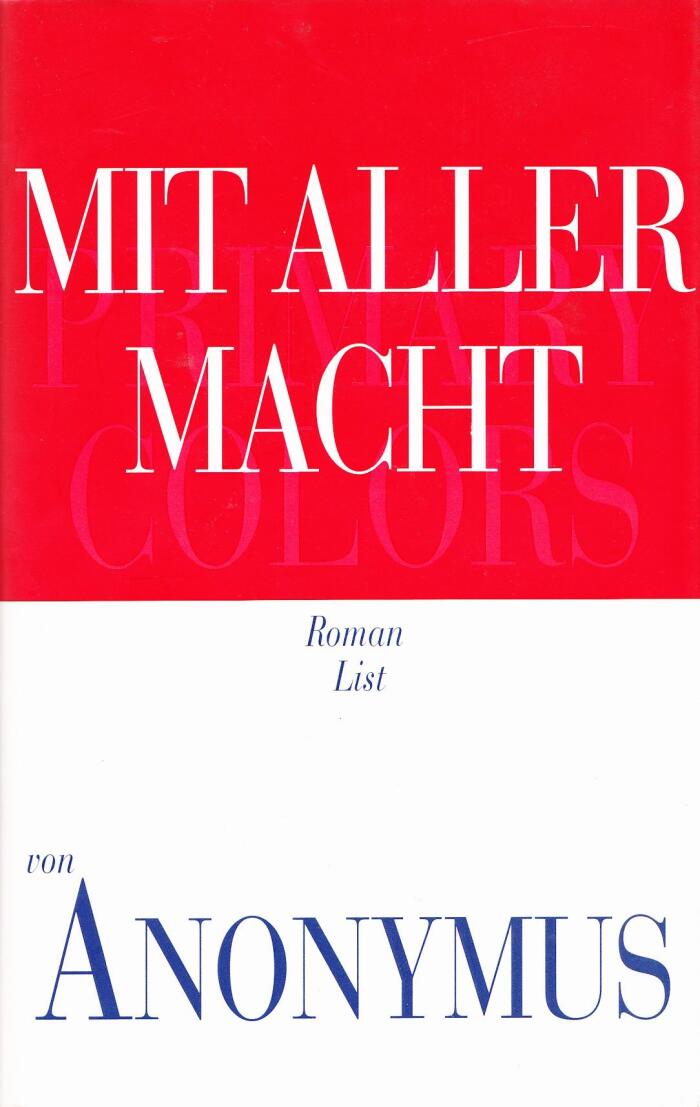 Mit aller Macht. Primary colors.