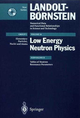 Tables of Neutron Resonance Parameters