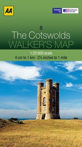 Walker's Map The Cotswolds