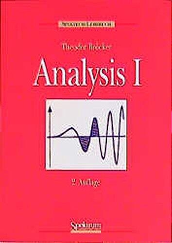 Analysis, Band I