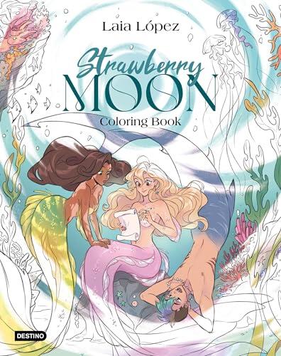 Strawberry Moon. Coloring book