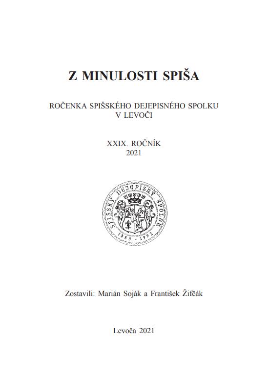 Z minulosti Spiša XXIX / 2021
