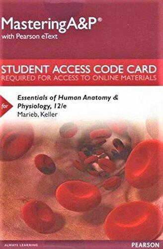 Mastering A&P with Pearson eText (Standalone Access Card) for Essentials of Human Anatomy & Physiology