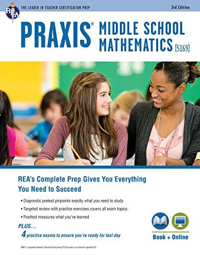 Praxis Middle School Mathematics Book (Plus Online)