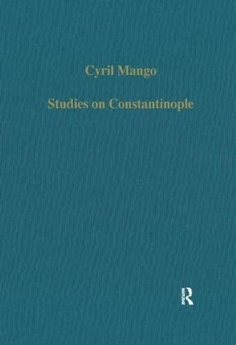 Studies on Constantinople