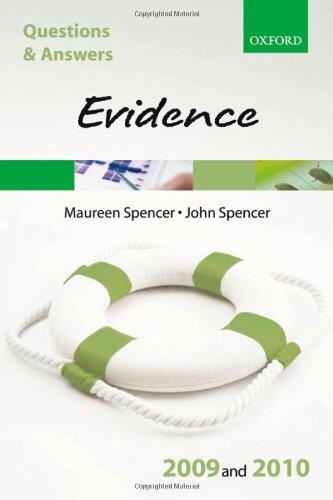 Q & A Evidence (2009 and 2010)