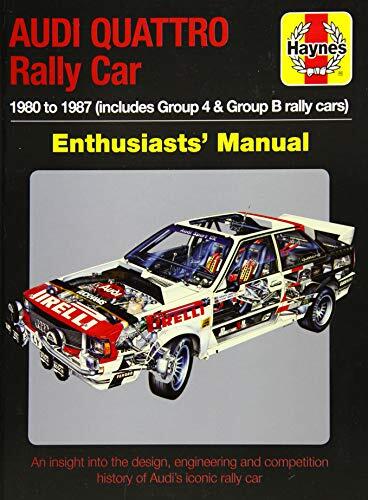 Audi Quattro Rally Car Enthusiasts' Manual: 1980 to 1987 (Includes Group 4 & Group B Rally Cars): An Insight into the Design, Engineering and Competition History of Audi's Iconic Rally Car