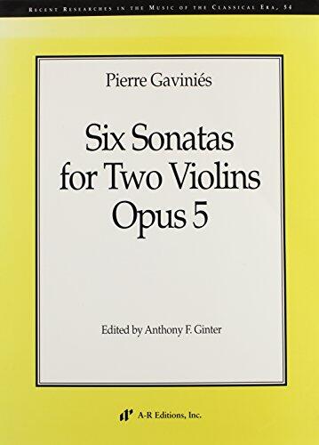 Six Sonatas for Two Violins, Opus 5