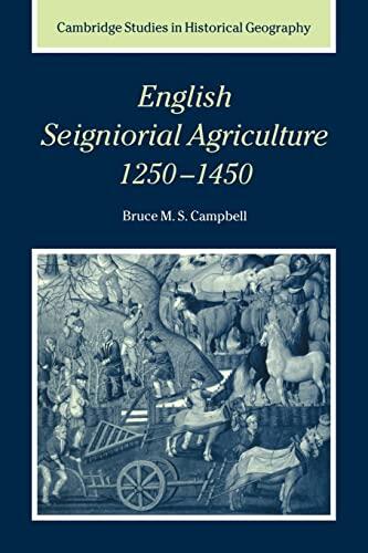 English Seigneurial Agriculture, 1250-1450
