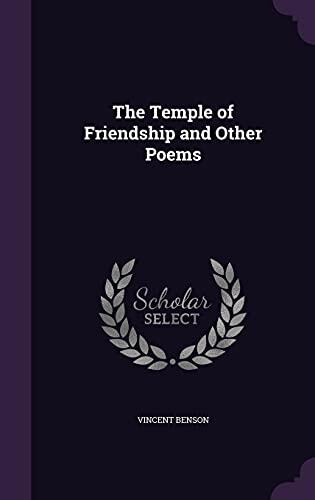 The Temple of Friendship and Other Poems