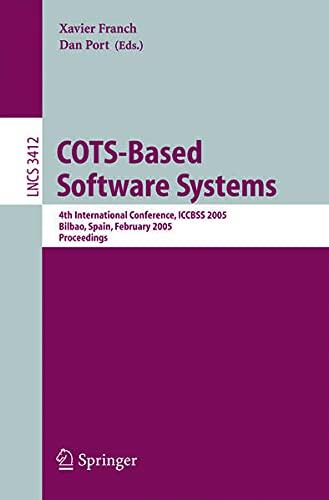 Cotsbased Software Systems