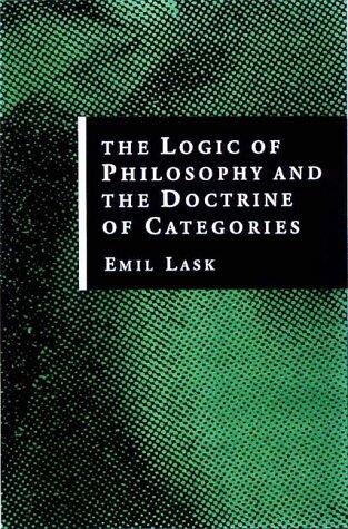 The Logic of Philosophy and the Doctrine of Categories