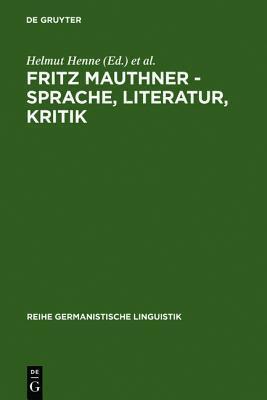Fritz Mauthner, Sprache, Literatur, Kritik: Festakt und Symposion zu Seinem 150. Geburtstag