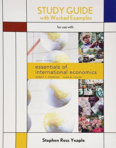 Study Guide for Essentials of International Economics