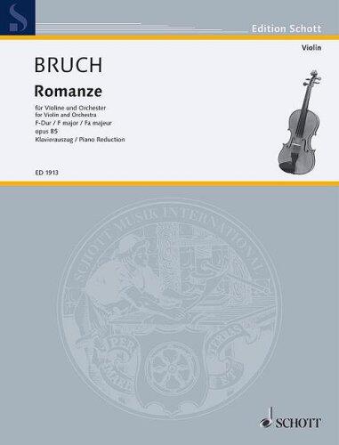 Romanze in F Major Op. 85: for Violin and Orchestra