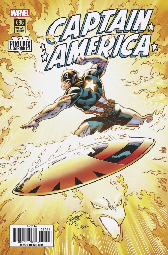 CAPTAIN AMERICA #696 LIM PHOENIX VAR LEG RELEASE DATE 12/06/2017