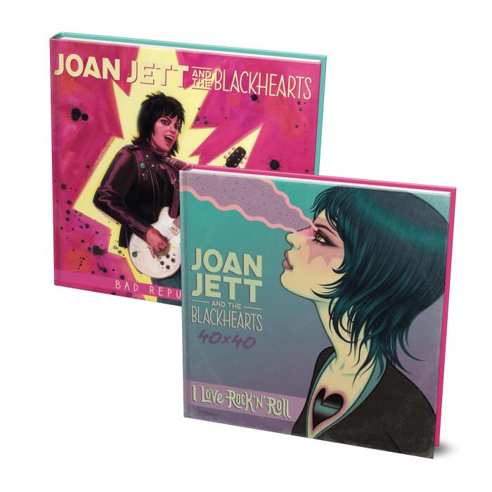 JOAN JETT & THE BLACKHEARTS - 40x40: Bad Reputation/I Love Rock 'n' Roll Standard Hardcover