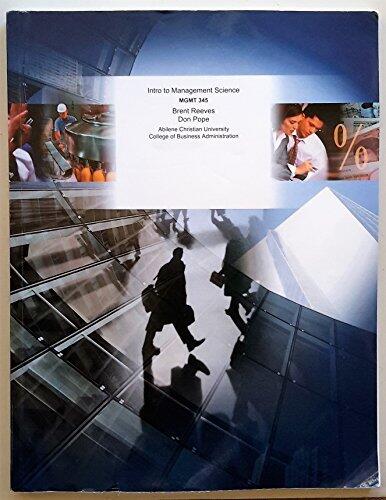 Intro to Management Science for Abilene Christian University