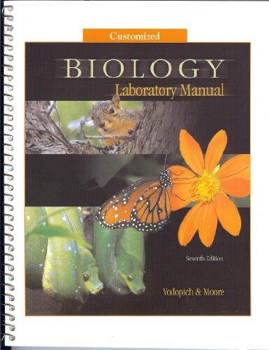 Customized Biology Laboratory Manual,