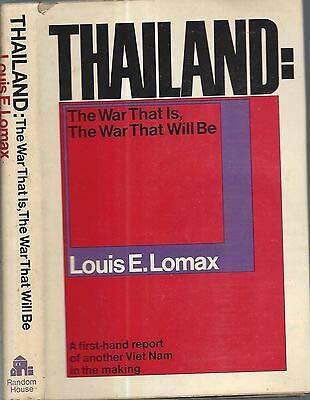 RARE 1967 THAILAND LOUIS LOMAX FIRST BLACK TELEVISION JOURNALIST DUST JACKET [Hardcover] LOUIS E. LOMAX