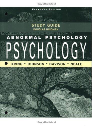 Abnormal Psychology Study Guide