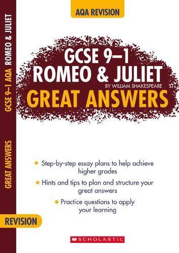Romeo & Juliet: GCSE Essay Planner for AQA English Literature with free app (GCSE Grades 9-1 Great Answers)