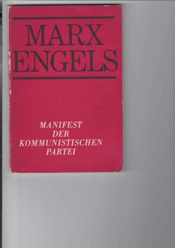 Manifest der Kommunistischen Partei.