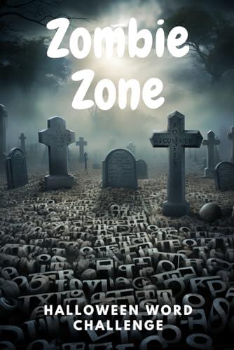 Zombie Zone Halloween Word Challenge: Halloween Word Search Puzzle Book for Adults