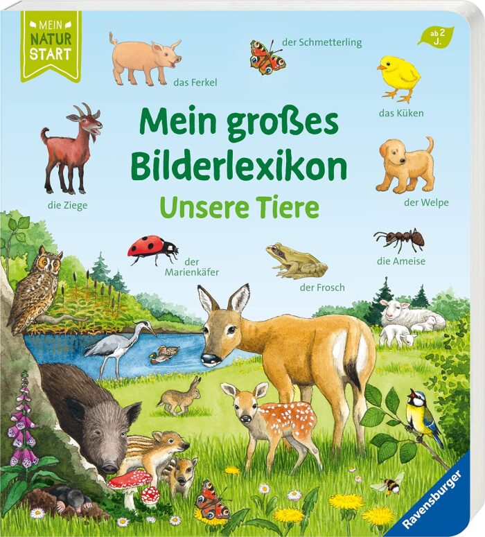 Mein großes Bilderlexikon: Unsere Tiere