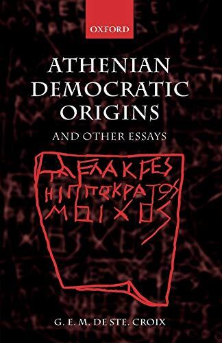 Athenian Democratic Origins: And Other Essays