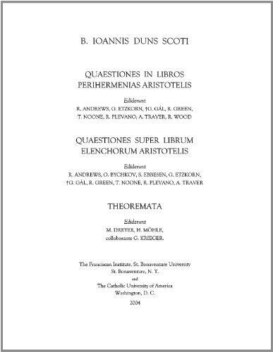 Quaestiones super Libros Metaphysicorum Aristotelis, Books VI-IX (Works John Duns Scotus) (Latin Edition)