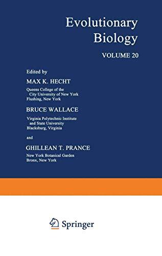 Evolutionary Biology, Volume 20