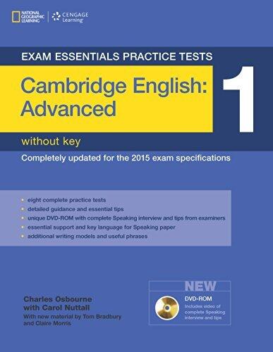 By Tom Bradbury - Exam Essentials: Cambridge Advanced Practice Tests 1 w/o key + DV (3rd Edition) (2014-04-08) [Paperback]