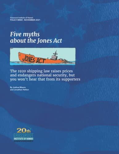 Five myths about the Jones Act: The 1920 shipping law raises prices and endangers national security, but you won’t hear that from its supporters