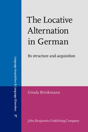 The Locative Alternation in German