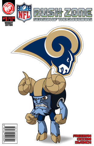 NFL Rush Zone: Season Of The Guardians #1 - St. Louis Rams Cover