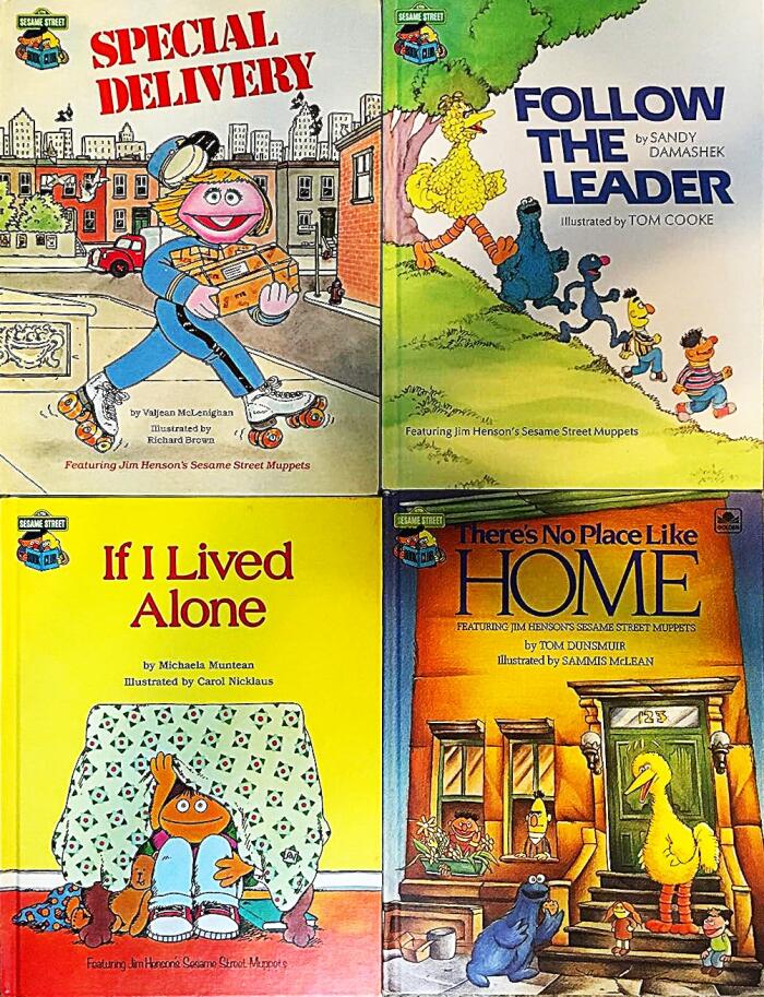Sesame Street set of 4 Book Club