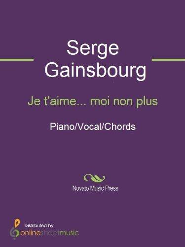 Je t'aime... moi non plus Sheet Music