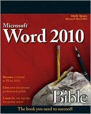 Word 2010 Bible 1st (first) edition Text Only