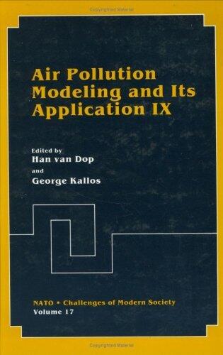 Air Pollution Modeling and Its Application IX