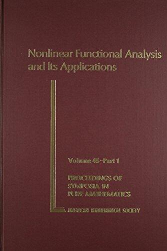 Nonlinear Functional Analysis and Its Applications (Pt 1)