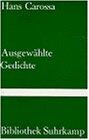 Ausgewählte Gedichte (Bibliothek Suhrkamp ; Bd. 596)