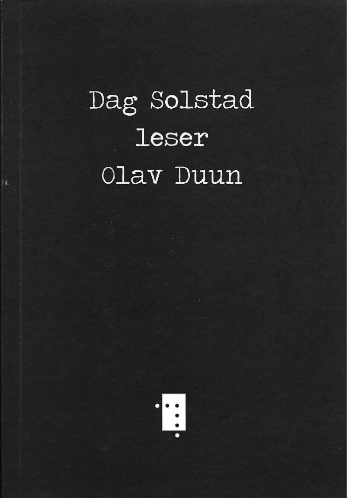 Dag Solstad Leser Olav Duun