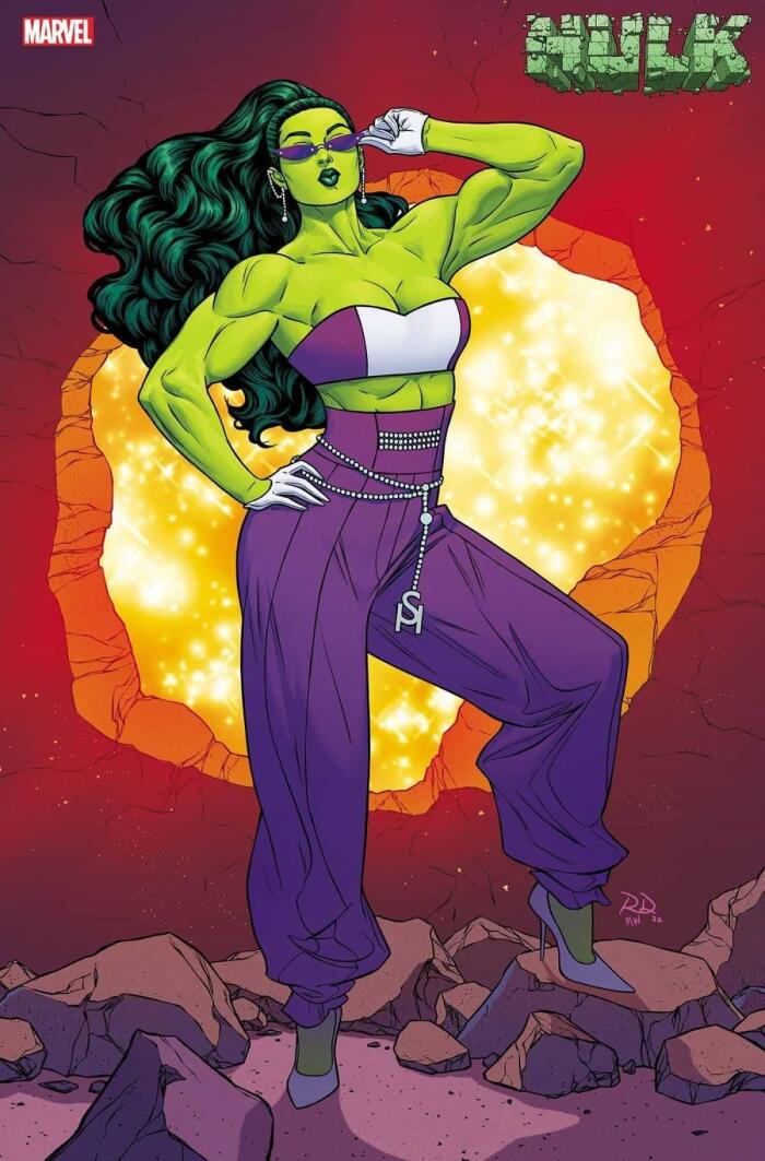 Hulk #8 Hellfire Gala Variant By Russell Dauterman