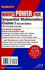 Regents Power Pack: Sequential Mathematics Course 1