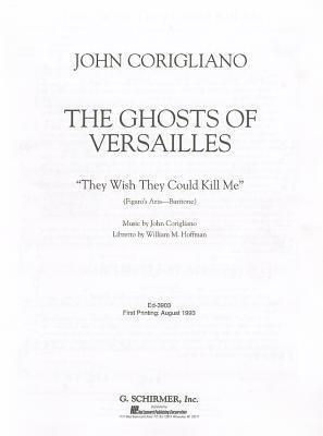 They Wish They Could Kill Me (Figaro's Aria): Baritone and Piano