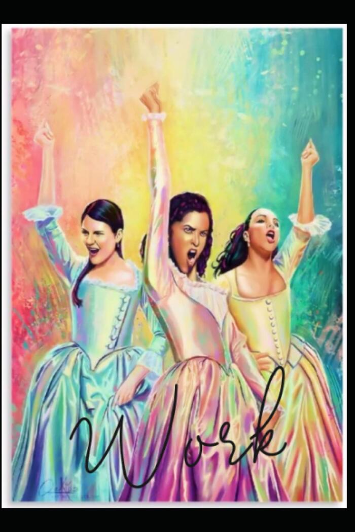 Hamilton Angelica Eliza and Peggy Work Schuyler Sisters Notebook Journal Planner