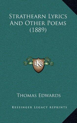 Strathearn Lyrics And Other Poems