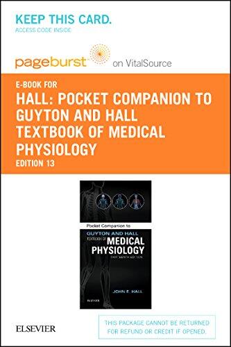 Pocket Companion to Guyton and Hall Textbook of Medical Physiology (Elsevier eBook on VitalSource)