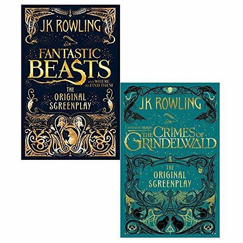 Fantastic beasts and where to find them, crimes of grindelwald [hardcover] 2 books collection set